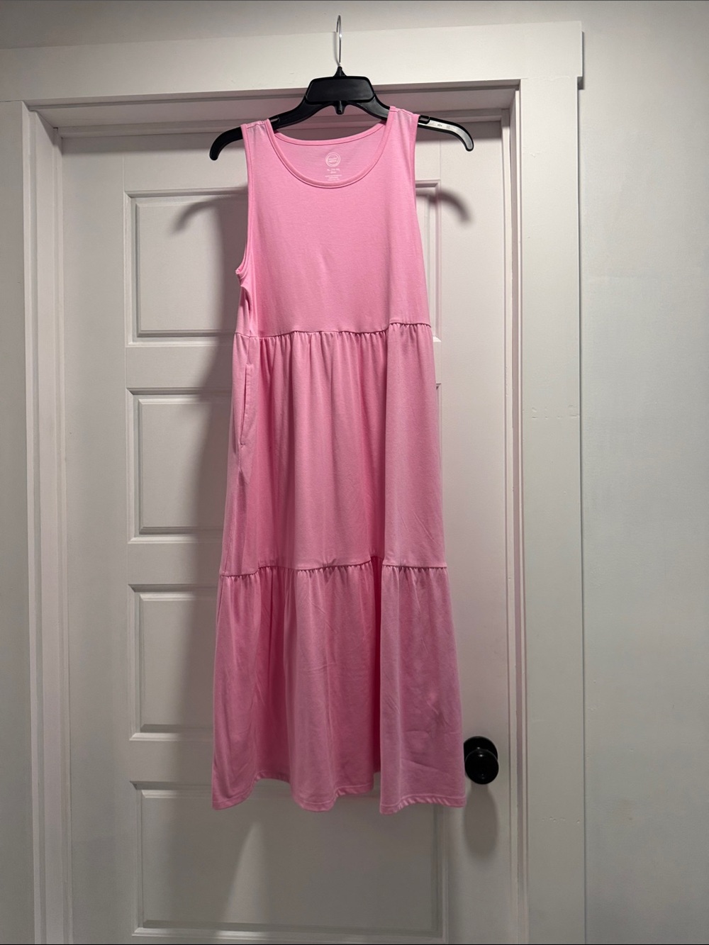 wonder nation Pink Sleeveless Tiered Dress